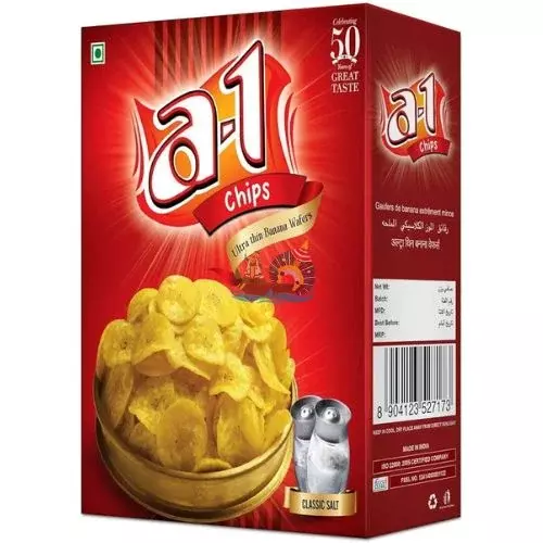 A1 Chips / Ultra Thin Banana Wafers- 180g A1 Chips / Ultra Thin Banana Wafers- 180g