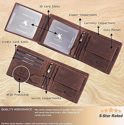 Leather Wallet Leather Wallet