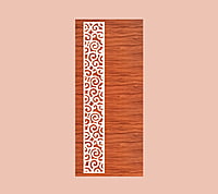 WPC Solid Jali Bathroom Doors DWBD001 WPC Solid Jali Bathroom Doors DWBD001