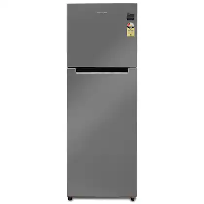 Kelvinator 350 litres 2 Star Double Door Refrigerators, Hairline Silver KRF-A370HSV