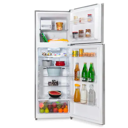 Kelvinator 350 litres 2 Star Double Door Refrigerators, Hairline Silver KRF-A370HSV