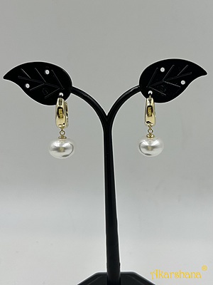 Premium Quality Pearl Hoop Style Earring A6FJ00134B