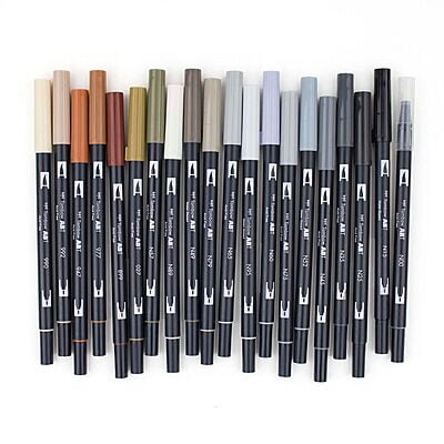 TOMBOW AB-T DUAL BRUSH PEN SET TOMBOW AB-T DUAL BRUSH PEN SET