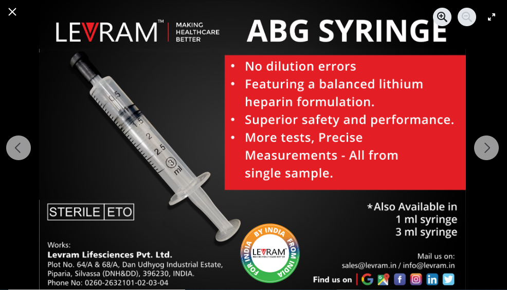 arterial blood collection SYRINGE arterial blood collection SYRINGE