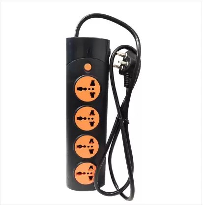 Spike Extension Board AD 516U With Universal Socket USB Charging Port, 1.5m Long Cord, 3 Pin Multi Plug for Office and Home Appliances