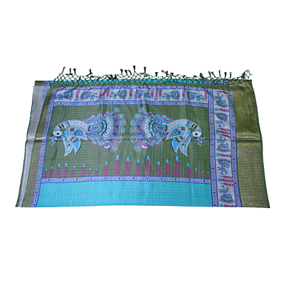 Art Fancy Saree (Green)