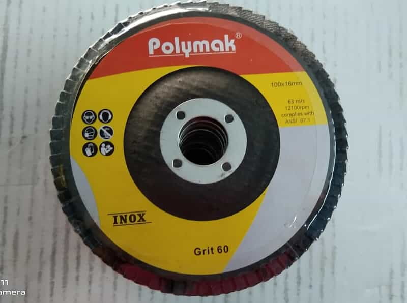 AG4 FLAP DISC 60 GRIT - POLYMAK