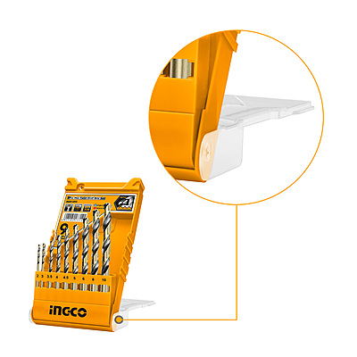 INGCO 9 Pcs HSS Twist Drill Bits Set AKD1095 INGCO 9 Pcs HSS Twist Drill Bits Set AKD1095