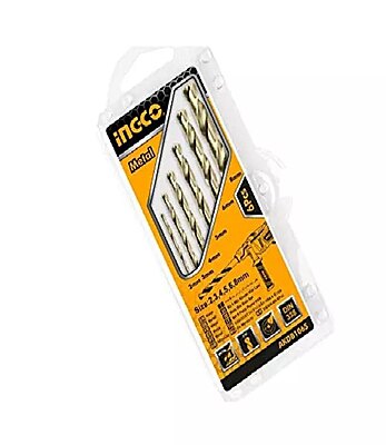 INGCO 6 Pcs HSS Twist Drill Bits Set AKDB1065