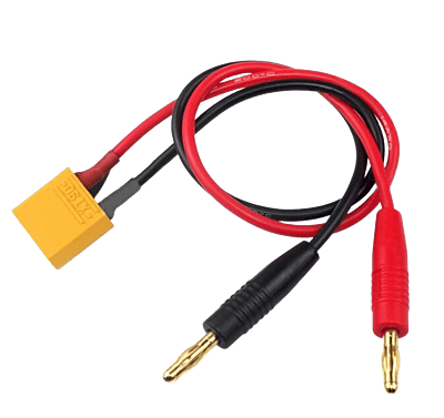 AMASS XT60 to Banana Plug Charge Cable