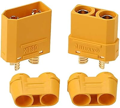 Amass XT90H Male & Female Connector 1 Pair with Housing-(1 set)
