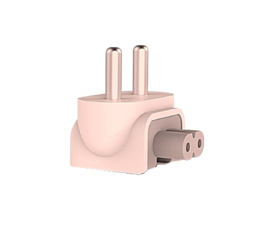 Apple Plug Indian Style Plug Adapter Duck Head for Power Adapters of MacBook, Powerbook, Pro, Air, iPod, iPhone, iPad, iBook
