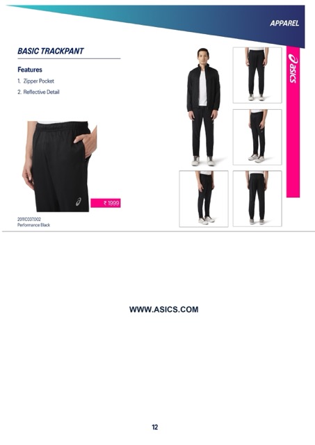 Trackpant ASICS