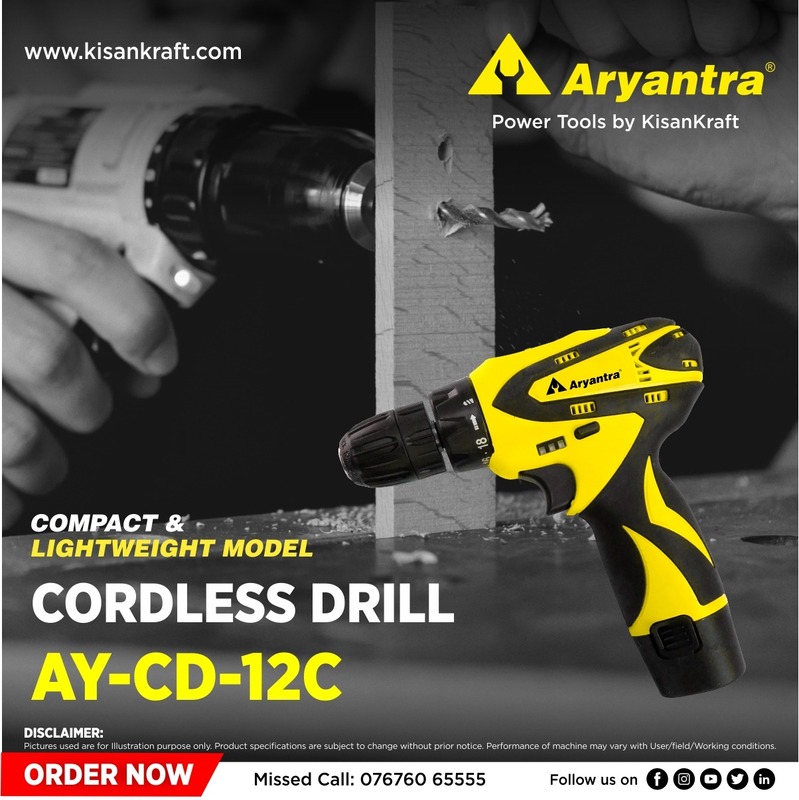 Aryantra cordless drilling machine Aryantra cordless drilling machine