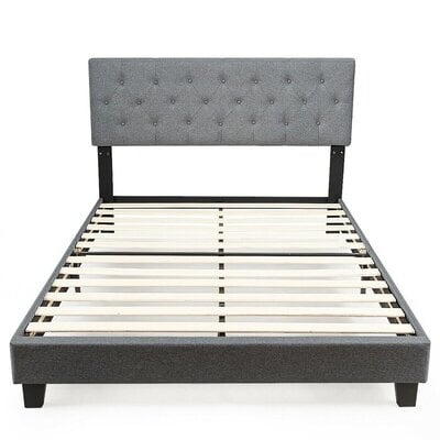 Vikinterio Dolphin Upholstered Bed Vikinterio Dolphin Upholstered Bed