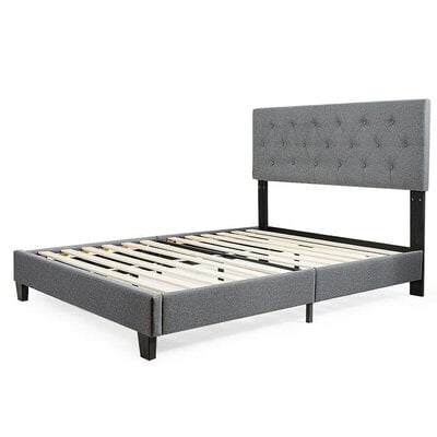 Vikinterio Dolphin Upholstered Bed Vikinterio Dolphin Upholstered Bed