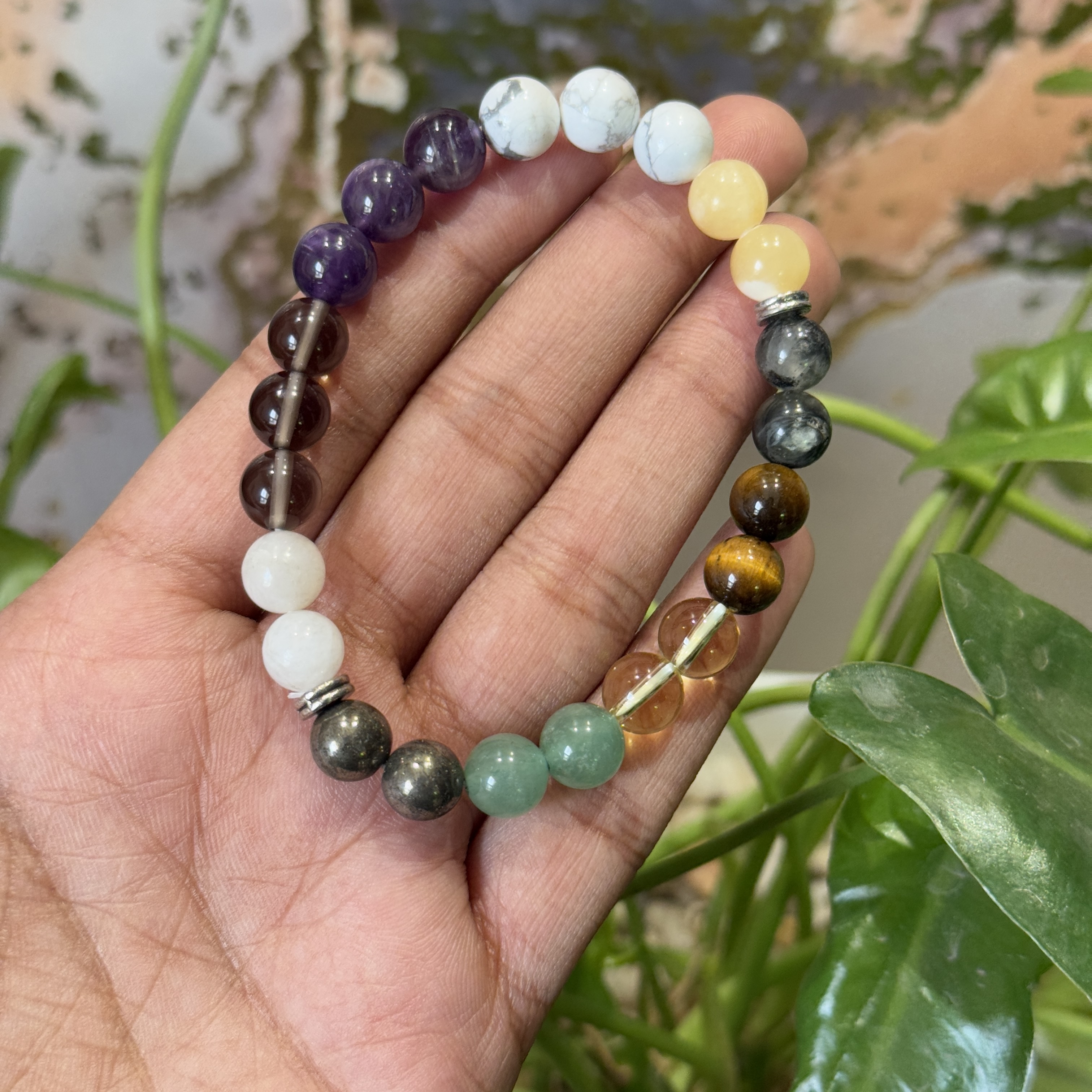 Abundance+Anxiety Crystal Bracelet