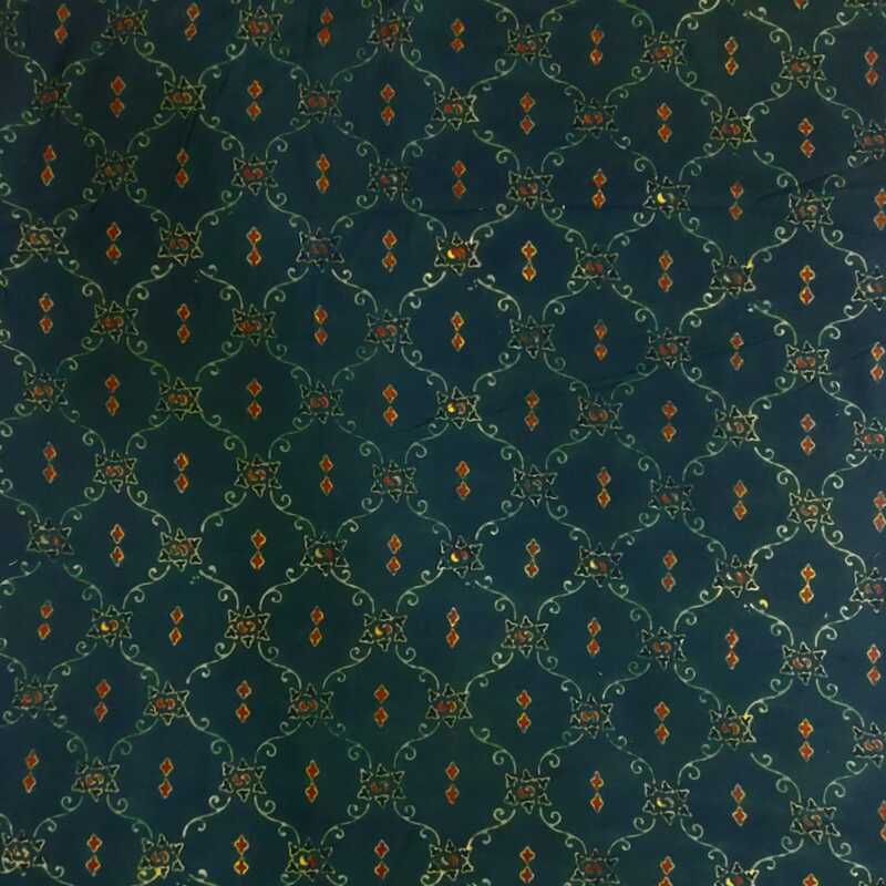 Ajrakh Print Cotton Fabric #05