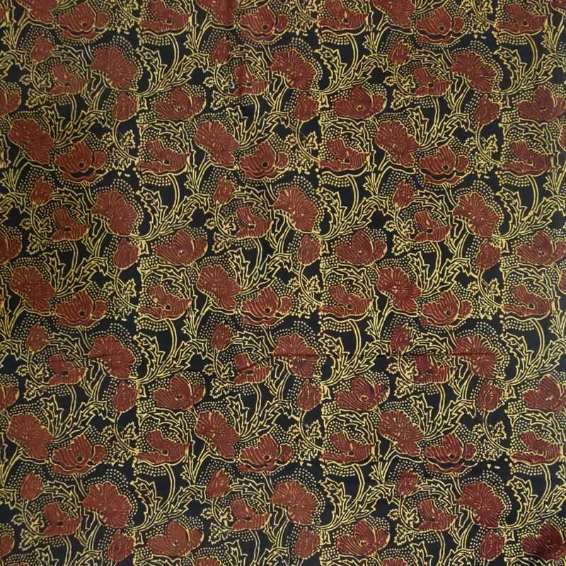 Ajrakh Print Cotton Fabric #19
