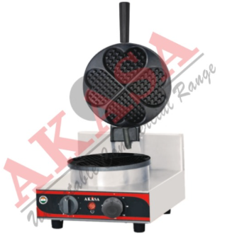 Akasa Waffle M/c Heart Shape 9"