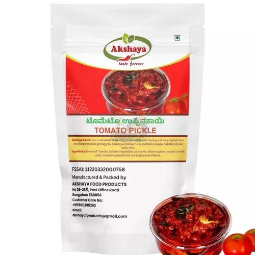 Akshaya Tomato Pickle- 200g Akshaya Tomato Pickle- 200g