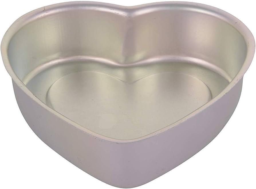 Aluminium Heart Tin 8 Inch Aluminium Heart Tin 8 Inch