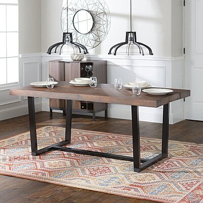 Sheesham Wood Dining Table 6 Seater | Wooden Dinning Room Furniture | 4 Chair & 2 Seater Bench (6 Seater Dining Room Set, 6 Seater Dining Room Set