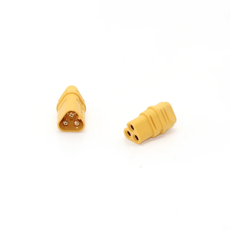 Amass MT30 Male+Female Pair (1 Set) 3 Pole Motor ESC Connector Set Amass MT30 Male+Female Pair (1 Set) 3 Pole Motor ESC Connector Set