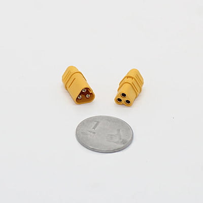 Amass MT30 Male+Female Pair (1 Set) 3 Pole Motor ESC Connector Set Amass MT30 Male+Female Pair (1 Set) 3 Pole Motor ESC Connector Set