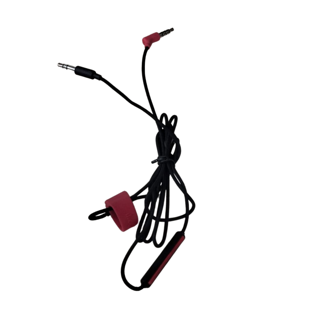 iFrogz Replacement Audio Cable with In-Line Mic & Remote Control for Beats Headphones – 3.5mm Jack, Tangle-Free
