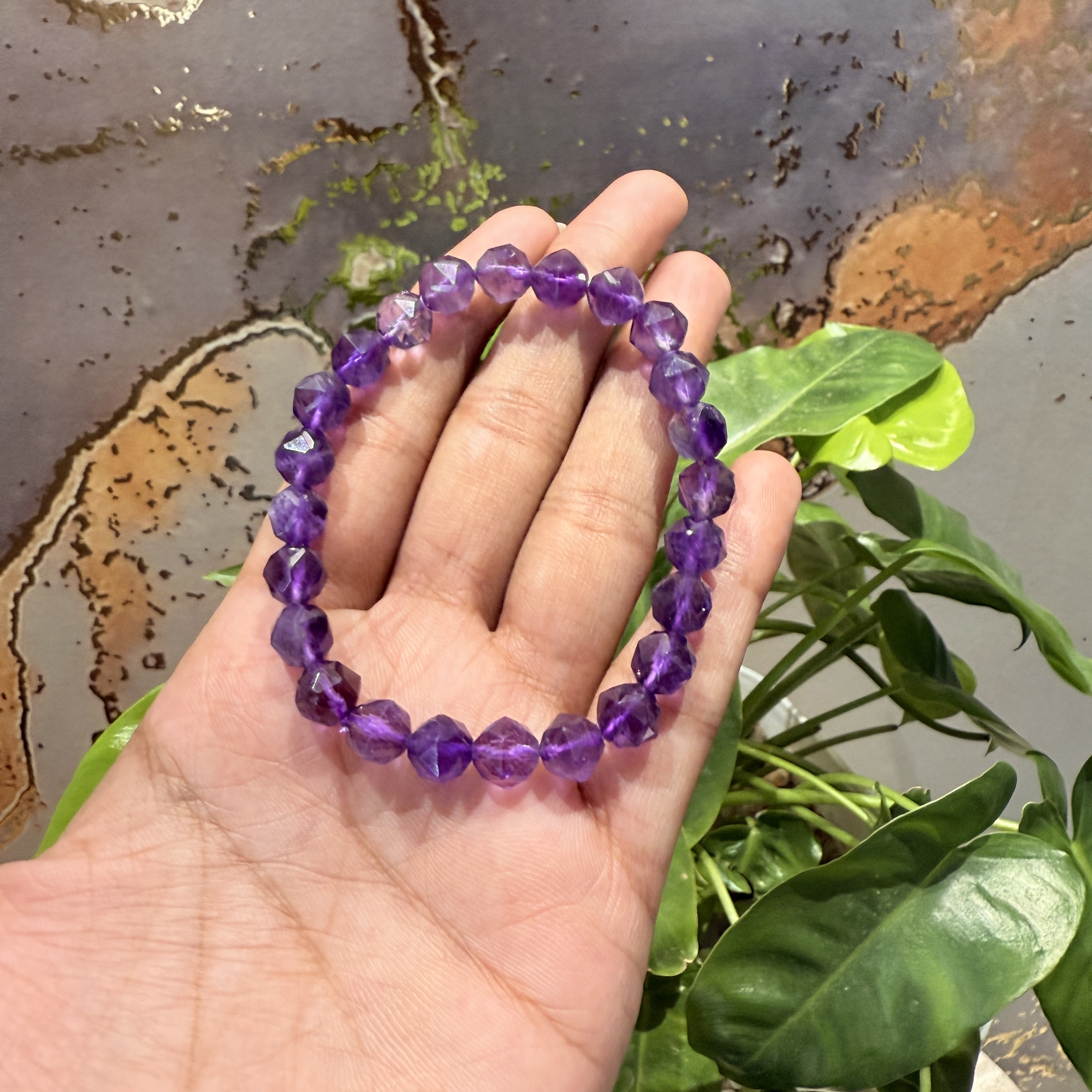 Amethyst crystal bracelet Amethyst crystal bracelet
