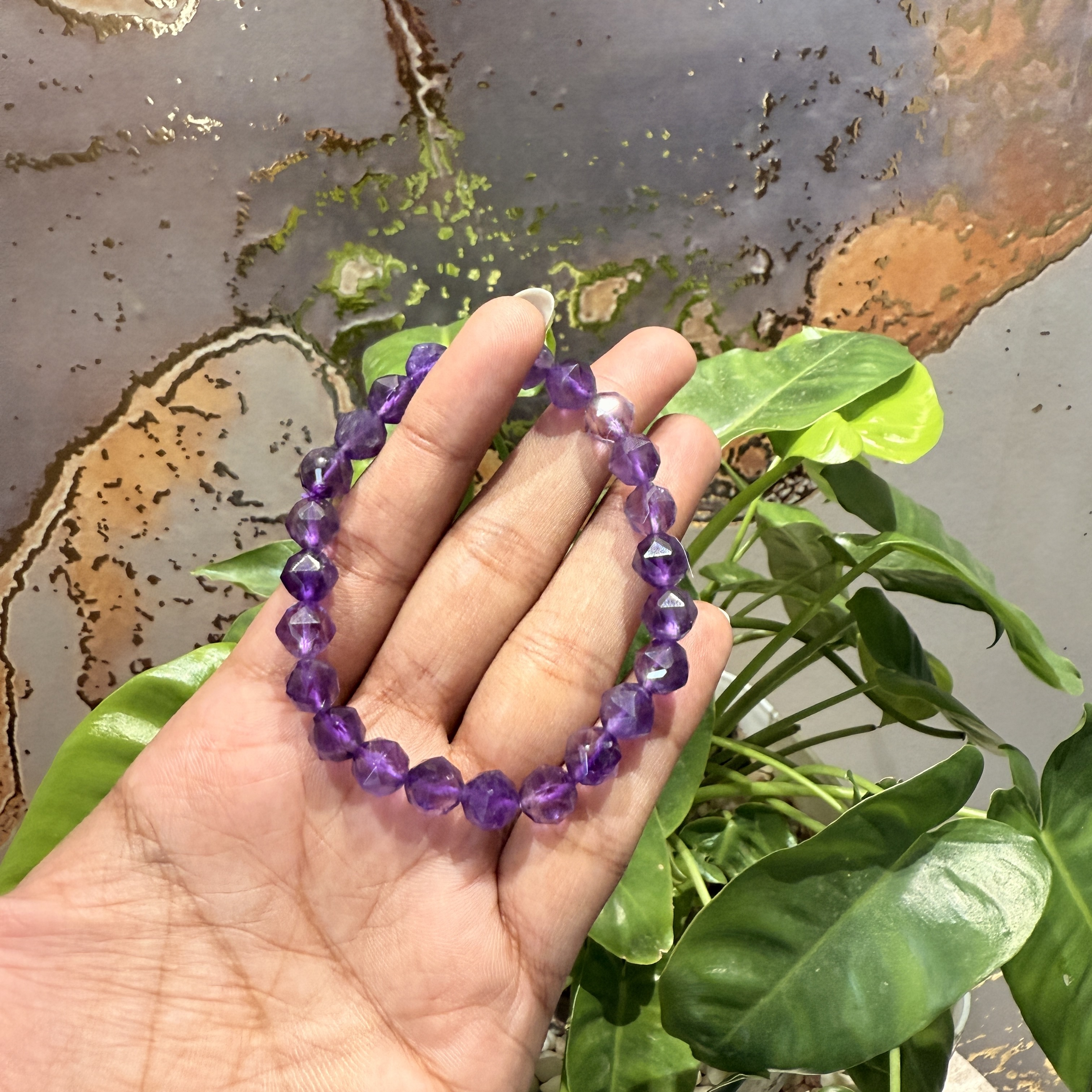 Amethyst crystal bracelet Amethyst crystal bracelet