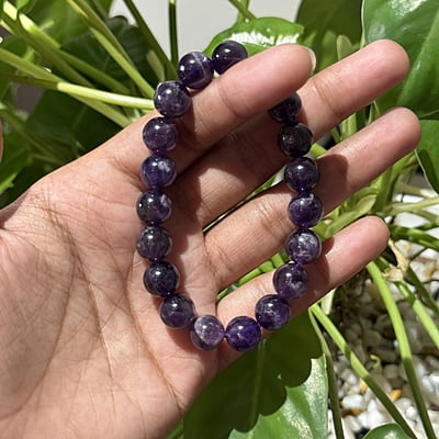 Amethyst 8mm crystal bracelet Amethyst 8mm crystal bracelet