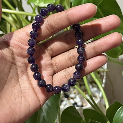 Amethyst 8mm crystal bracelet Amethyst 8mm crystal bracelet