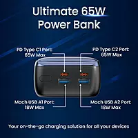 Portronics Ampbox 27K 65W 27000 mAh 4-in-1 Fast Charging Portronics Ampbox 27K 65W 27000 mAh 4-in-1 Fast Charging