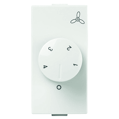Anchor Roma Plus Fan Regulator, 100W, 1 Module, 289510