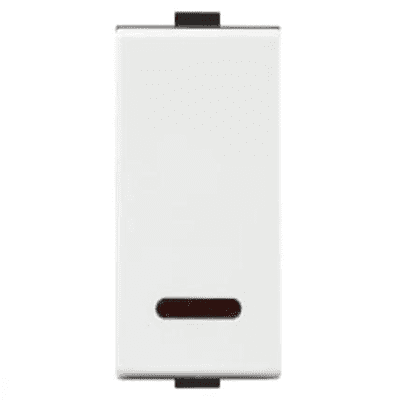 Anchor Roma Plus Switch With LED Indicator, 20A, 1 Module, 1 Way, 289163 (Set of 20)