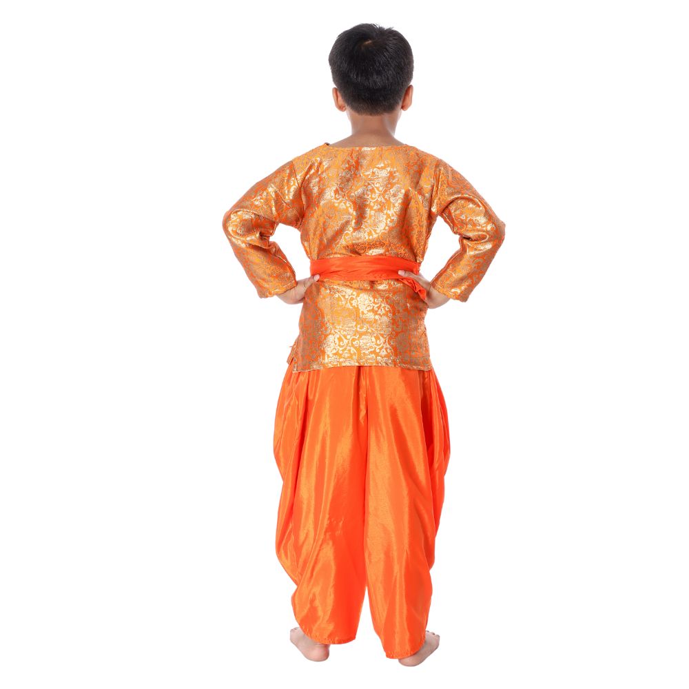 Angarkha & Dhoti Fancy Dress Orange