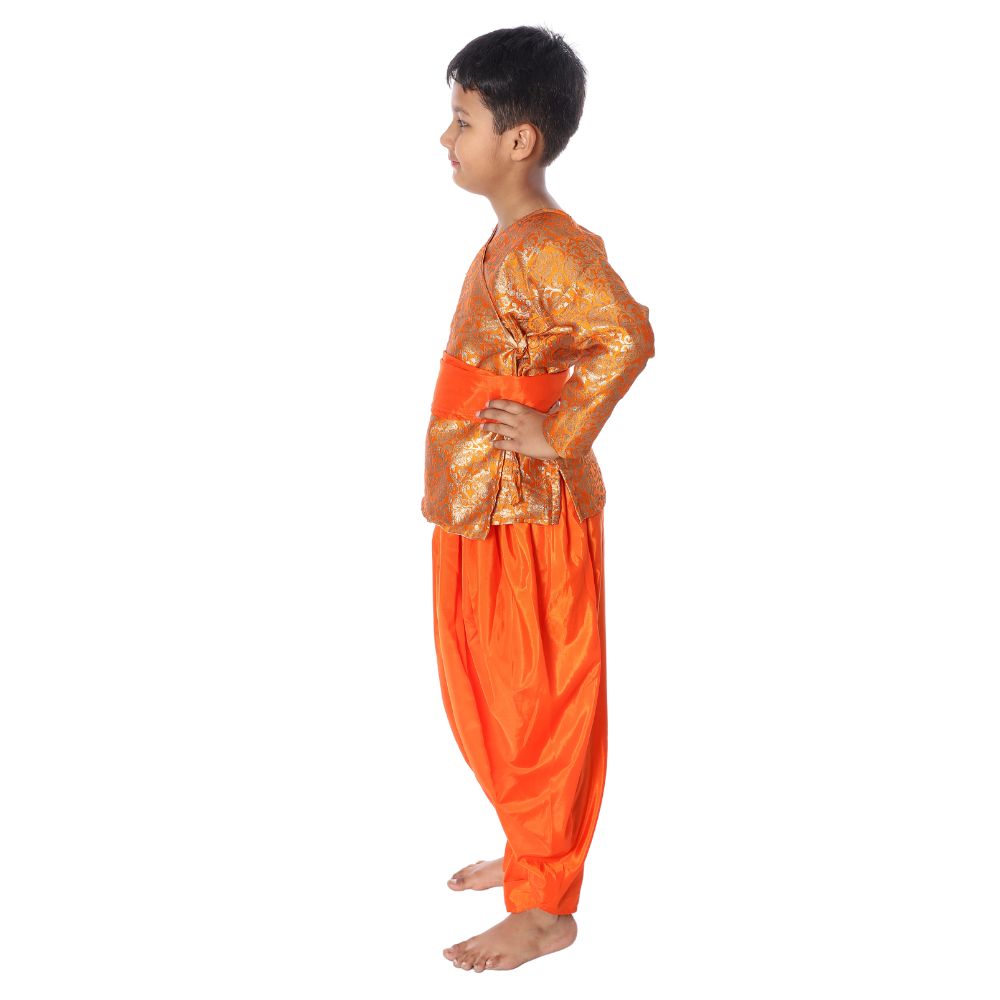 Angarkha & Dhoti Fancy Dress Orange