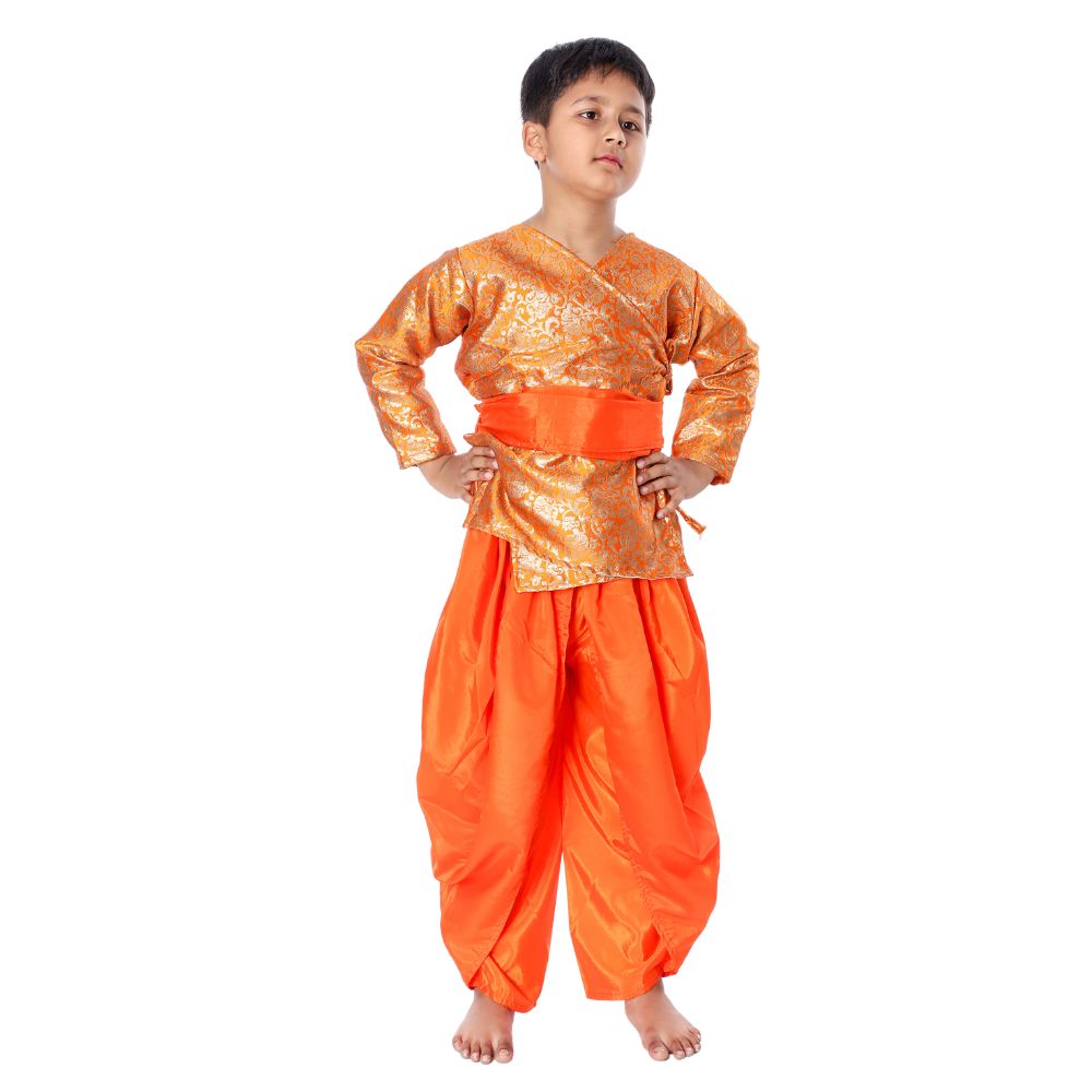 Angarkha & Dhoti Fancy Dress Orange