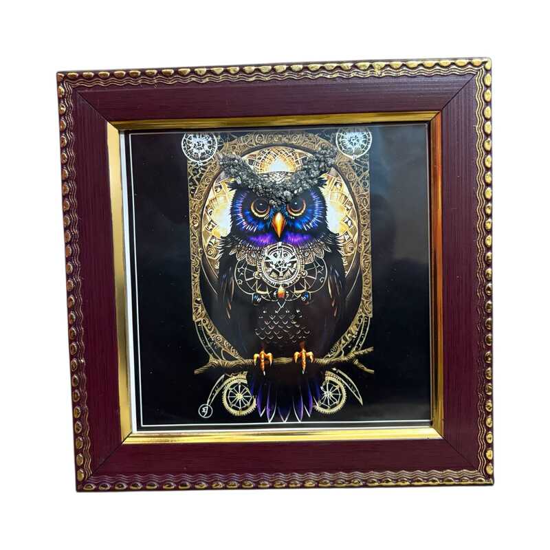 Owl — Pyrite Photo Frame Owl — Pyrite Photo Frame