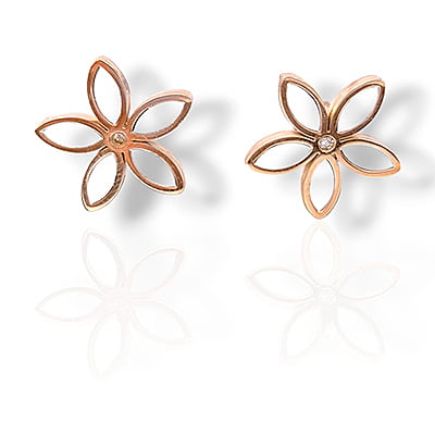 Fashionable Anti-Tarnish Flower Stud Earrings Fashionable Anti-Tarnish Flower Stud Earrings