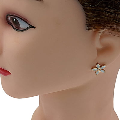 Fashionable Anti-Tarnish Flower Stud Earrings Fashionable Anti-Tarnish Flower Stud Earrings