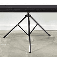 Projection Screen with Tripod Stand Anti-Crease, High Gain Fabric, 4K UHD & Full HD 1080P Support, Portable & Foldable