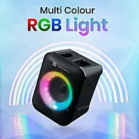 Portronics Apollo One 20W Wireless Bluetooth Portable Speaker with Wireless Karaoke Mic(Black) Portronics Apollo One 20W Wireless Bluetooth Portable Speaker with Wireless Karaoke Mic(Black)