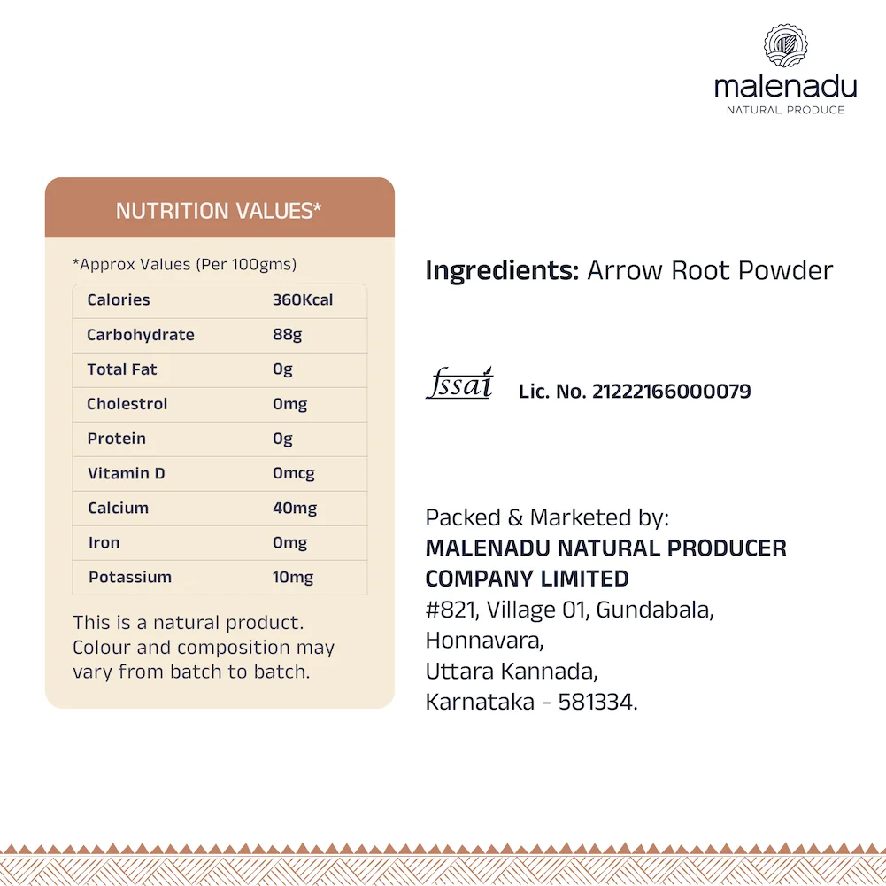 Arrow Root Powder