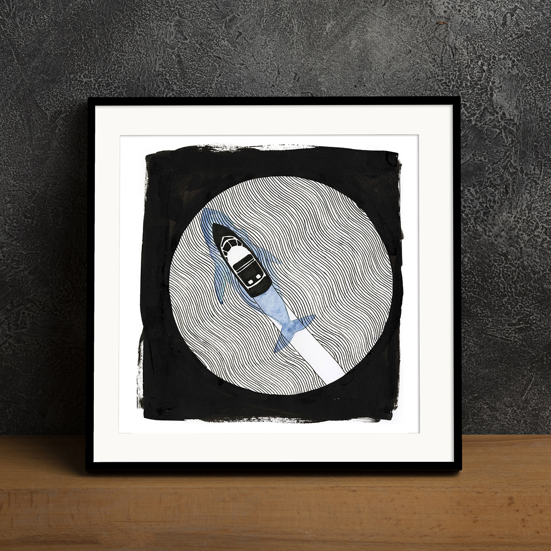 Beneath the waves - Art No. 228/2024 Beneath the waves - Art No. 228/2024