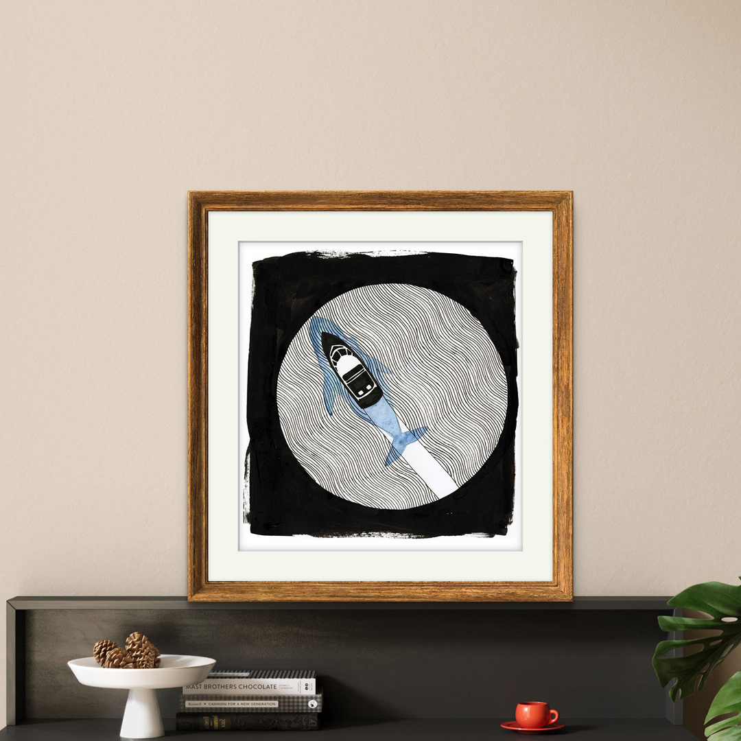 Beneath the waves - Art No. 228/2024 Beneath the waves - Art No. 228/2024