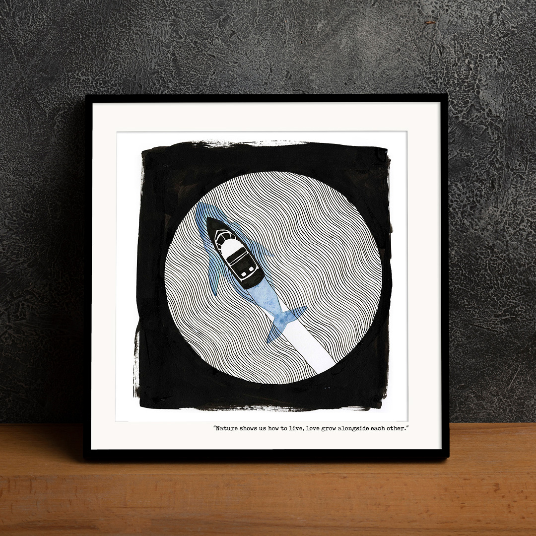 Beneath the waves - Art No. 228/2024 Beneath the waves - Art No. 228/2024