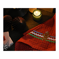 Dish Towel - Holly Jolly (one ginger bread design) (1pc) Dish Towel - Holly Jolly (one ginger bread design) (1pc)